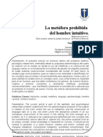 La Metáfora Prohibida Del Hombre Intuitivo en Nietzsche, PAMELA SEPÚLVEDA