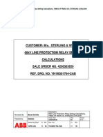 Protection Settings For 66kV Line - Rev00 - STERLING