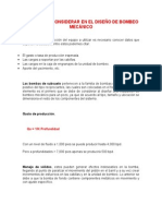 Aplicacion Práctica Factores A Considerar en El Diseño de Bombeo Mecánico