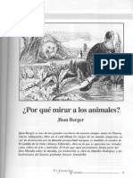 Por Qué Mirar A Los Animales, John Berger