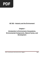 GE 302 - Industry and The Environment