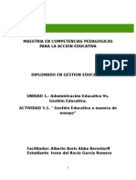 Ensayo Sobre Gestión Educativa