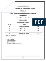 Mohib Final SAPM Realty Sectore Report