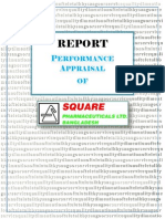 Report Performance Appraisal of Square Pharmaceutical LTD