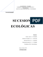 Trabajo de Sucesión Ecológica