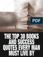 The Top 30 Books and Success Quotes Every Man Must Live by