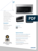 Samsung ME21F707 Microwave Measurement Guide