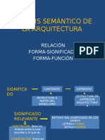 Analisis Semantico de La Arquitectura 