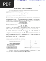 Funciones Exponenciales Ejercicios Resueltos PDF