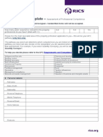 Rics CV Apc Template