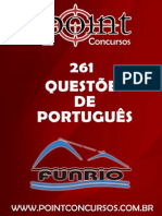 261 - Questões de Português - FUNRIO PDF