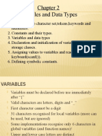 Variables and Data Types