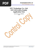 STC11F02xx Application Note - V1.0