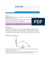 Thermo Electricity: Qαi Qαr Qαt Q=