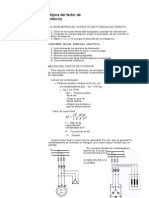 Mejora Del Factor de Potencia