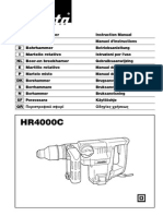 Makita hr4000c Parts Manual