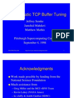 Automatic TCP Buffer Tuning