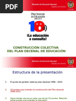 Plan Decenal de Educacion