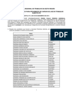 Edital N. 3 - Inscricoes Preliminares e Convocacao Multiprofissional