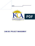 Cam 205. Project Management Final