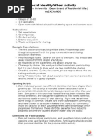 Social Identity Wheel Activity - Facilitator Instructions