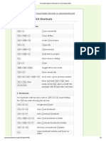 115 Useful Keyboard Shortcuts For Visual Studio 2010