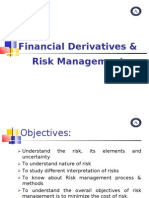 Financial Derivatives & Risk Management 