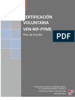 Plan de Estudio Certificacion en Ven Nif