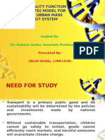 Integrated Quality Function Deployment (QFD) Model For Sustainabale Urban Mass Rapid Transit System