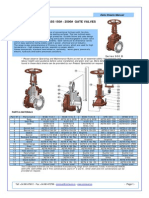 Comeval Cast Steel Gate Valve ANSI 150 PDF