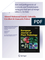 Characterisation and Pathogenicity of Pestalotiopsis