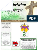 The Christian Messenger: April 5, 2015