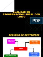 Dualidad en Programación Lineal Con Lindo