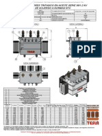 Transformadores Trifasico en Aceite de Acuerdo A Normas NTC SERIE 36/1.2 KV