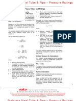 Thickness Calculation For Pipe