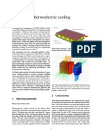 Thermoelectric Cooling