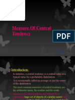 Measure of Central Tendency