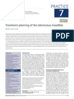 BDJ Volume 201 Issue 6 2006 (Doi 10.1038/sj - bdj.4814041) Chee, W Jivraj, S - Treatment Planning of The Edentulous Mandible