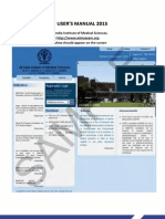 AIIMS User Manual