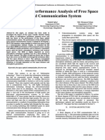 Modeling and Performance Analysis of Free Space Optical Communication System