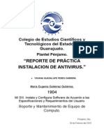 Proyecto de Instalación de Un Antivirus