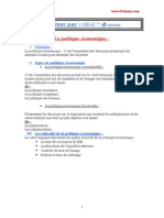 Politique Économique Et Monétaire 2 Bac Science Economie Et Techniques de Gestion Et Comptabilité