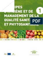 Principes D'hygiène Et de Management de La Qualité Sanitaire Et Phytosanitaire