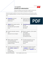 Tilde Diacrítica en Español