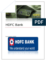 A Study On Financial Statement Analysis in HDFC Bank LTD 2013