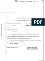 The County of Santa Clara v. Astra USA, Inc Et Al - Document No. 14