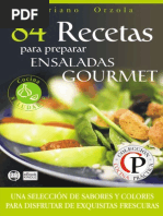 84 Recetas para Preparar Ensaladas Gourmet - Mariano Orzola