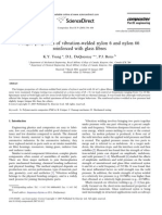 Fatigue Properties of Vibration-Welded Nylon 6 and Nylon 66 Reinforced With Glass Fibres