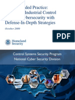 Cybersecurity Improvingsecurityofindustrialcontrolsystems 140720035243 Phpapp02 PDF