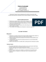 Patricia Cronkwright Two Page Resume